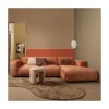 WOOOD Loungebanken|Cloud Chaise longue bank rechts chenille terracotta