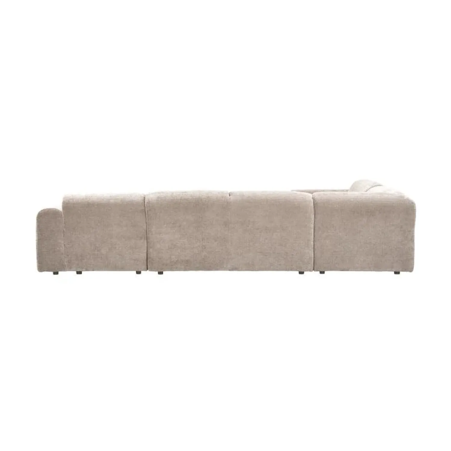 WOOOD Hoekbanken|Cloud Hoekbank links geweven chenille naturel