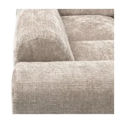 WOOOD Hoekbanken|Cloud Hoekbank links geweven chenille naturel