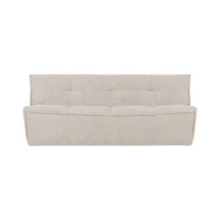 vtwonen 3 Zitsbanken|Cluster Bank 3-zits Bouclé Zand beige