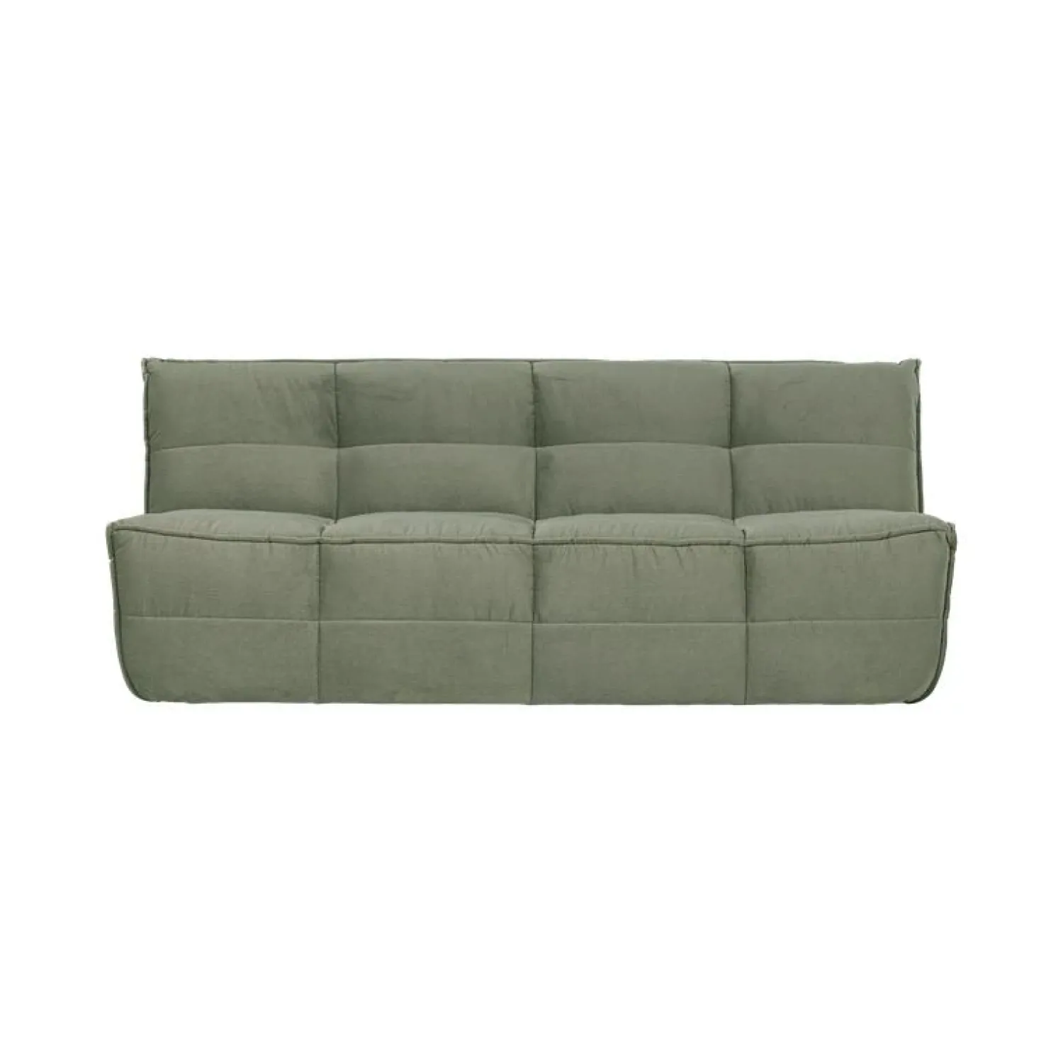 vtwonen 3 Zitsbanken|Cluster Bank 3-zits Velvet Pistache groen