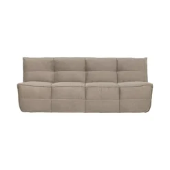 vtwonen 3 Zitsbanken|Cluster Bank 3-zits Velvet Warm taupe