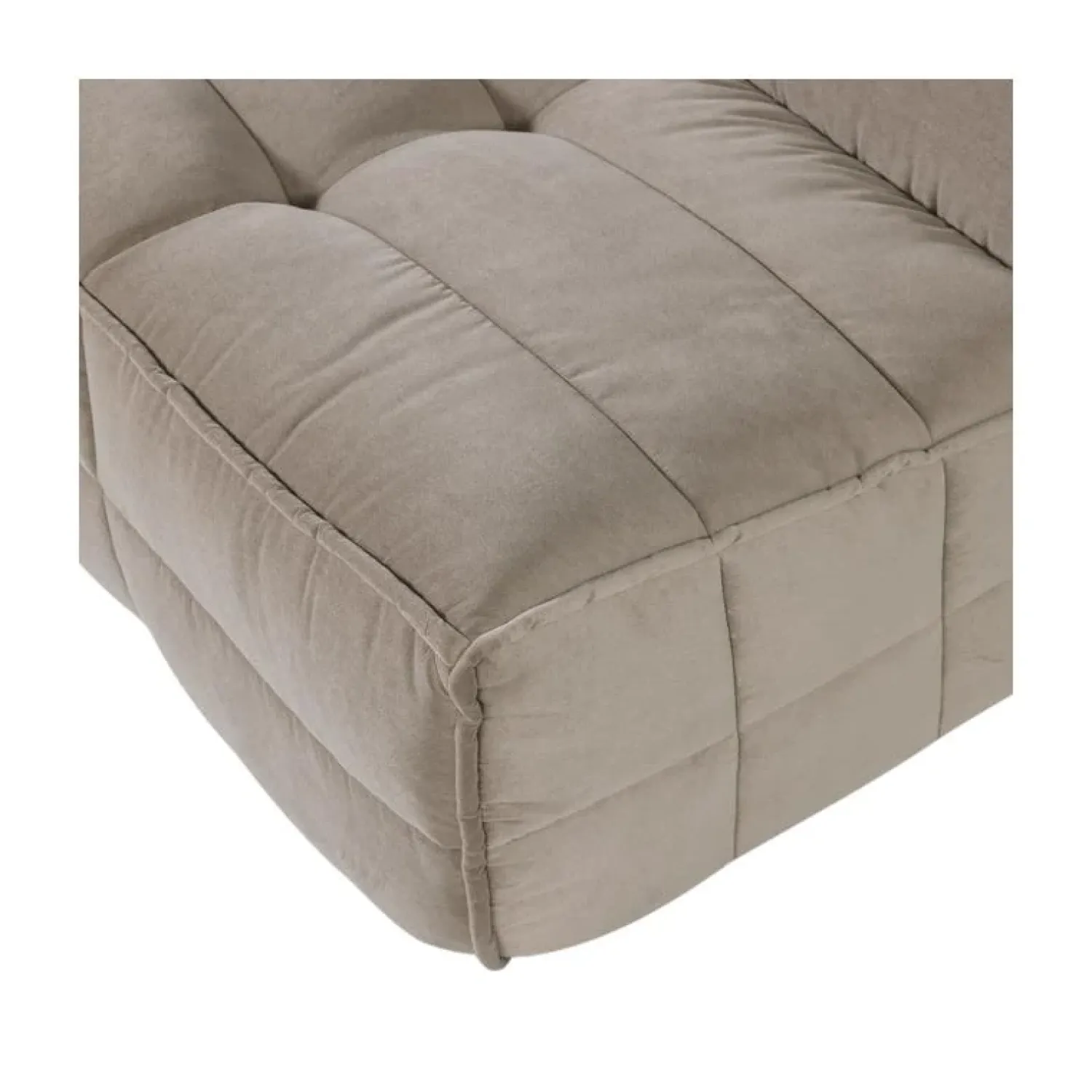 vtwonen 3 Zitsbanken|Cluster Bank 3-zits Velvet Warm taupe
