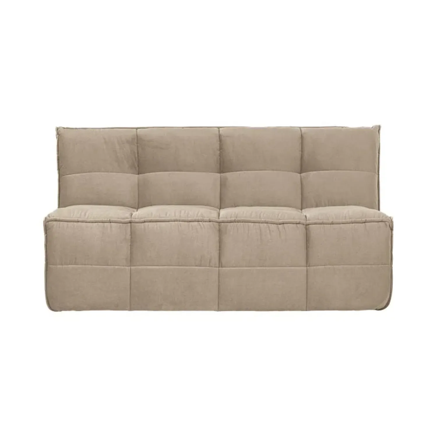 vtwonen Eetkamerbanken|Eetkamerbanken|Cluster Eetkamerbank Met rugleuning Velvet Zacht beige