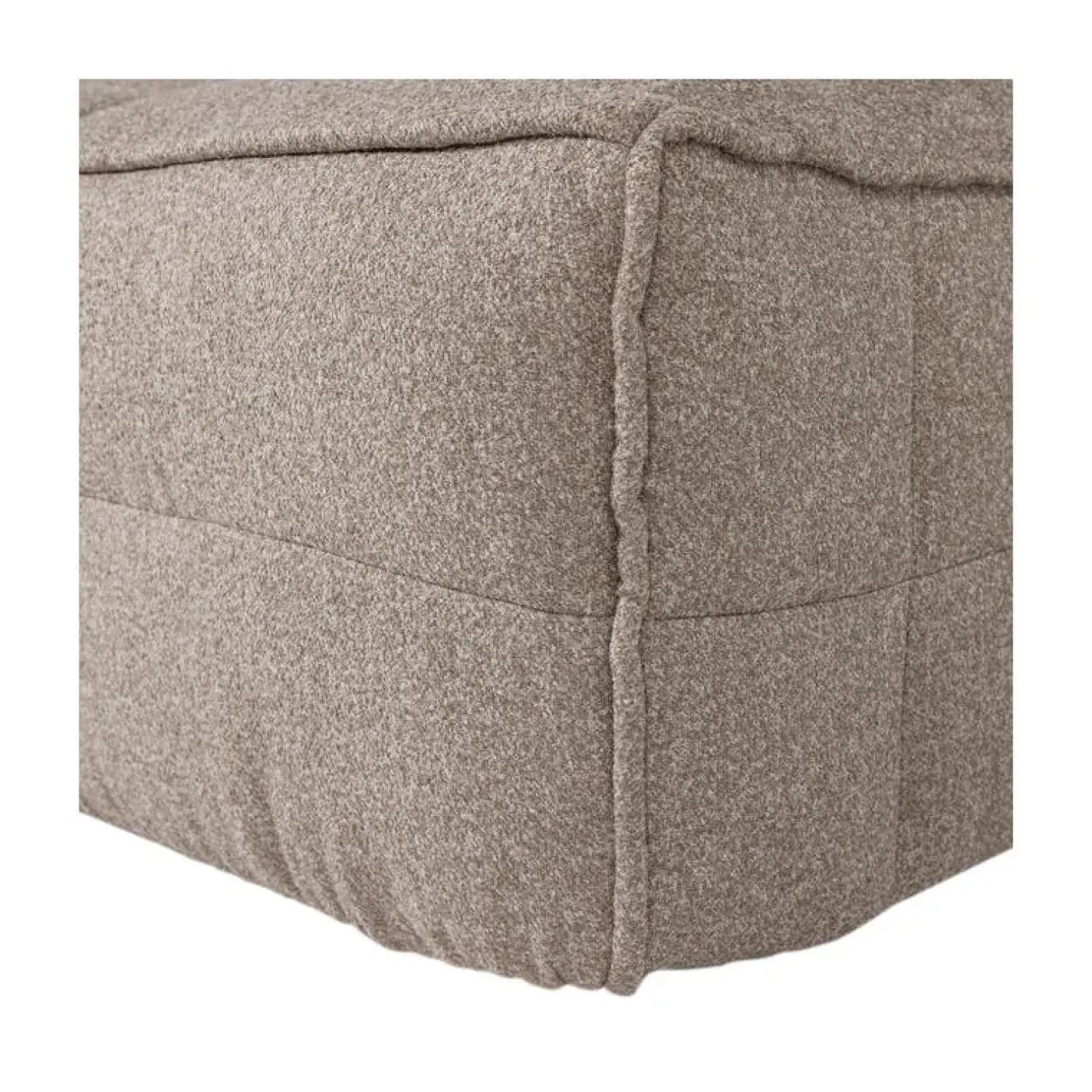 vtwonen Hockers|Cluster Hocker Bouclé Khaki bruin 104cm