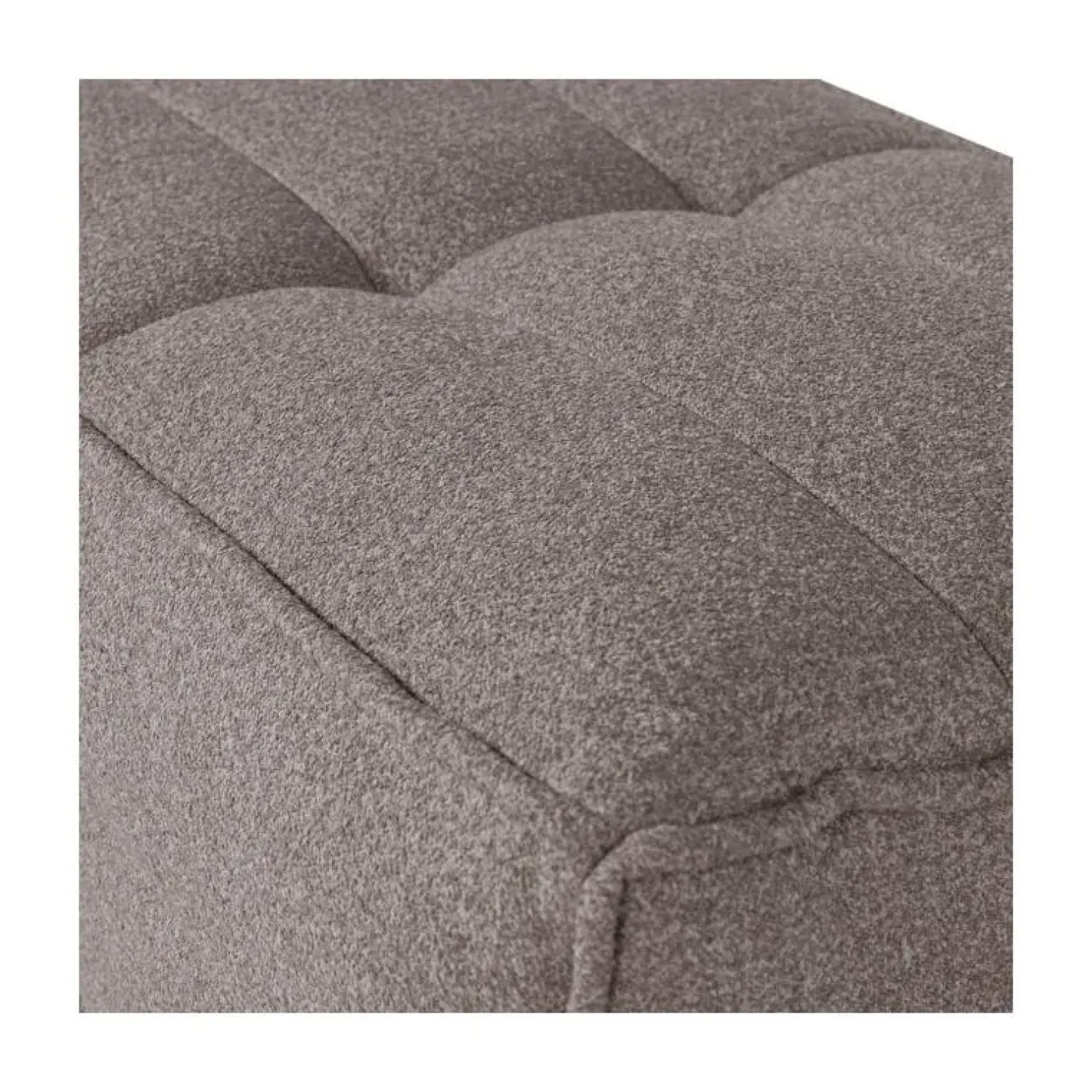 vtwonen Hockers|Cluster Hocker Bouclé Middenbruin 104cm