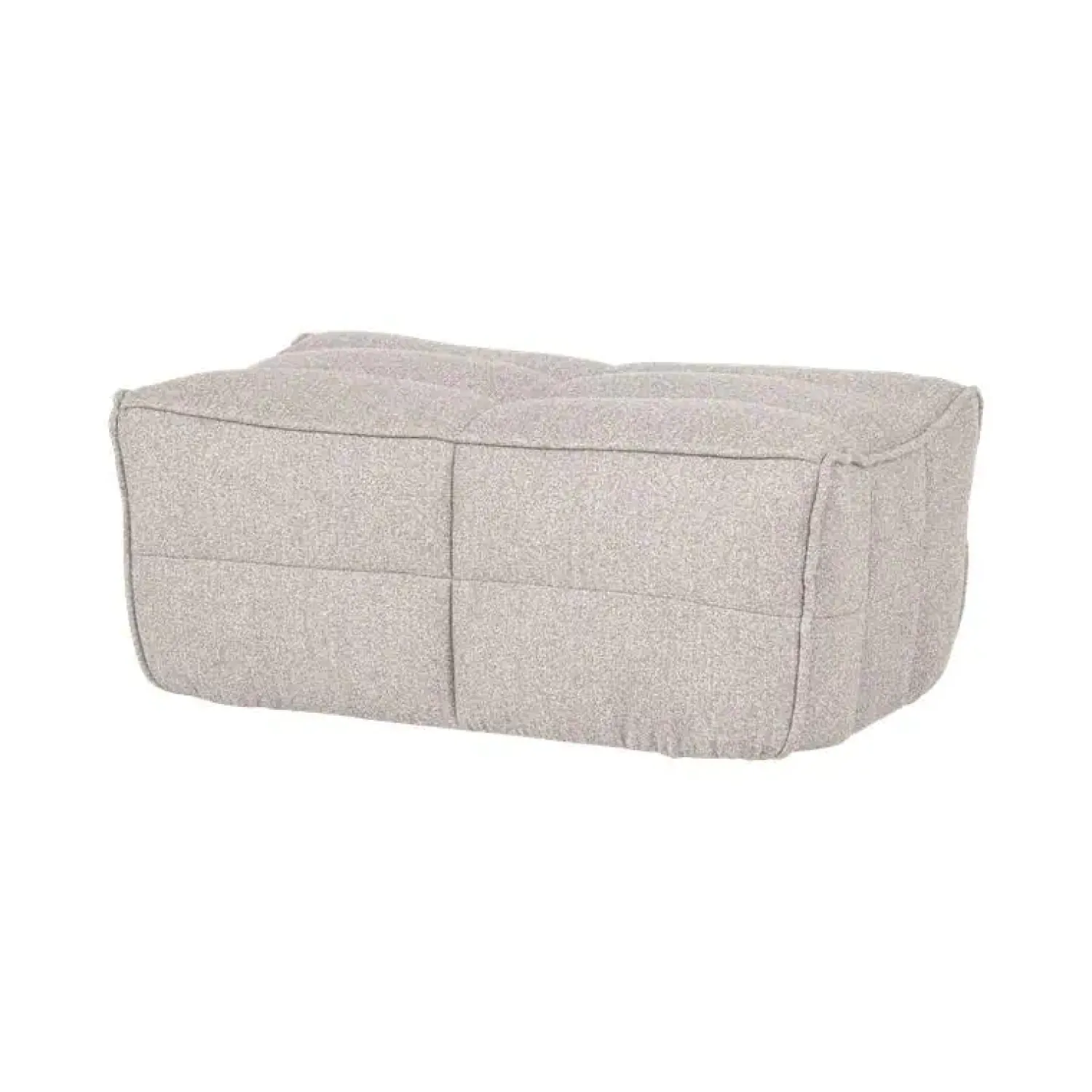 vtwonen Hockers|Cluster Hocker Bouclé Zand beige 104cm