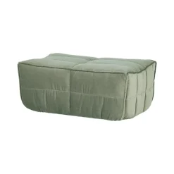 vtwonen Hockers|Cluster Hocker Velvet Pistache groen 104cm