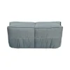 vtwonen Hockers|Cluster Hocker Velvet Turquoise blauw 104cm