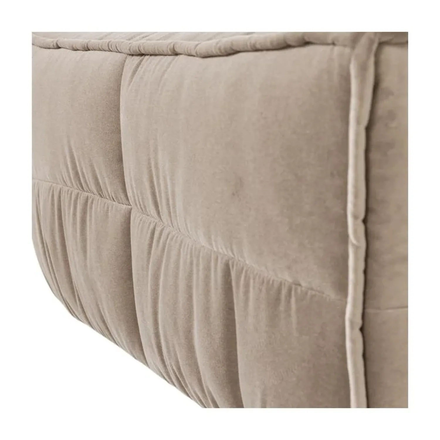 vtwonen Hockers|Cluster Hocker Velvet Warm taupe 104cm