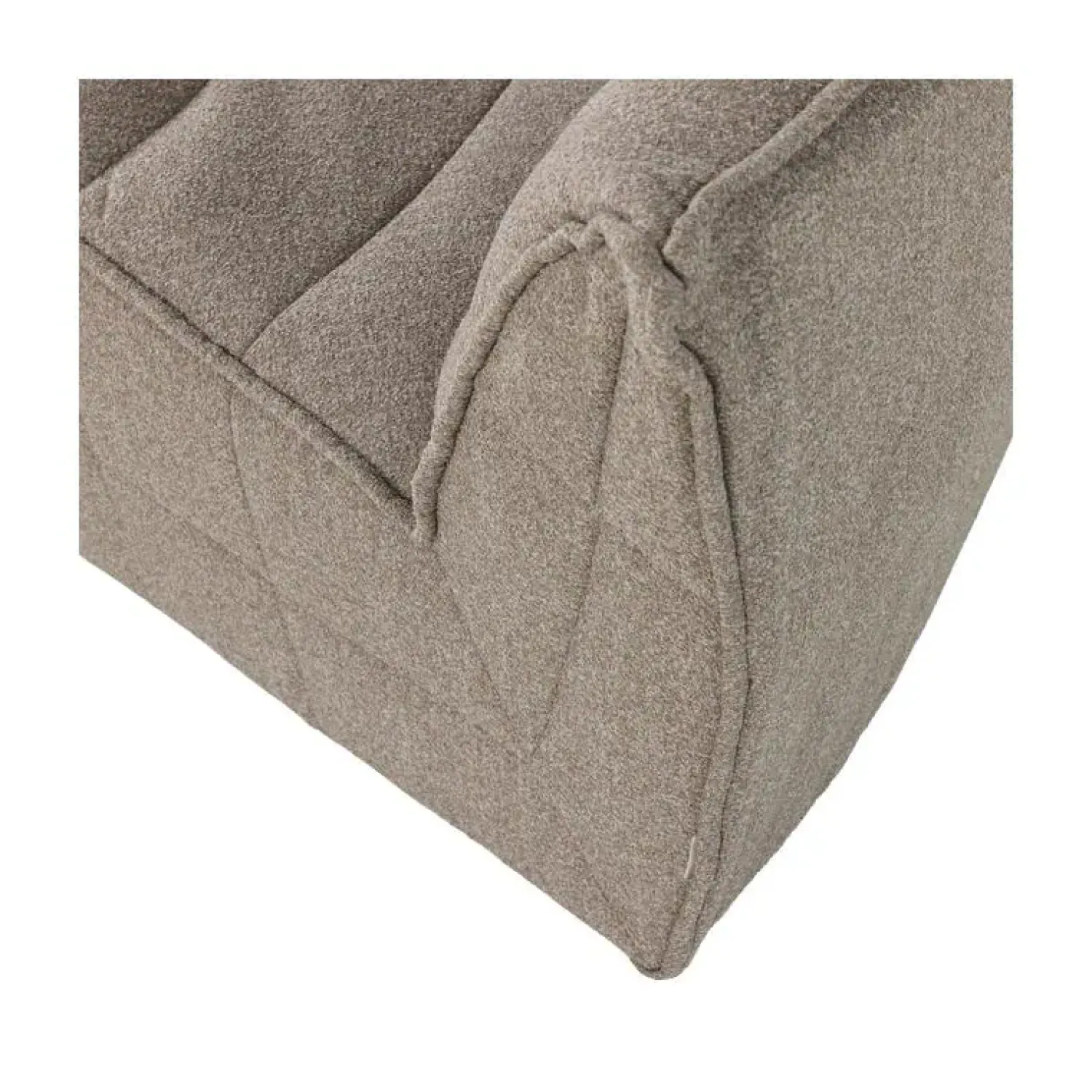 vtwonen Modulaire Banken|Cluster Hoekelement Bouclé Khaki bruin