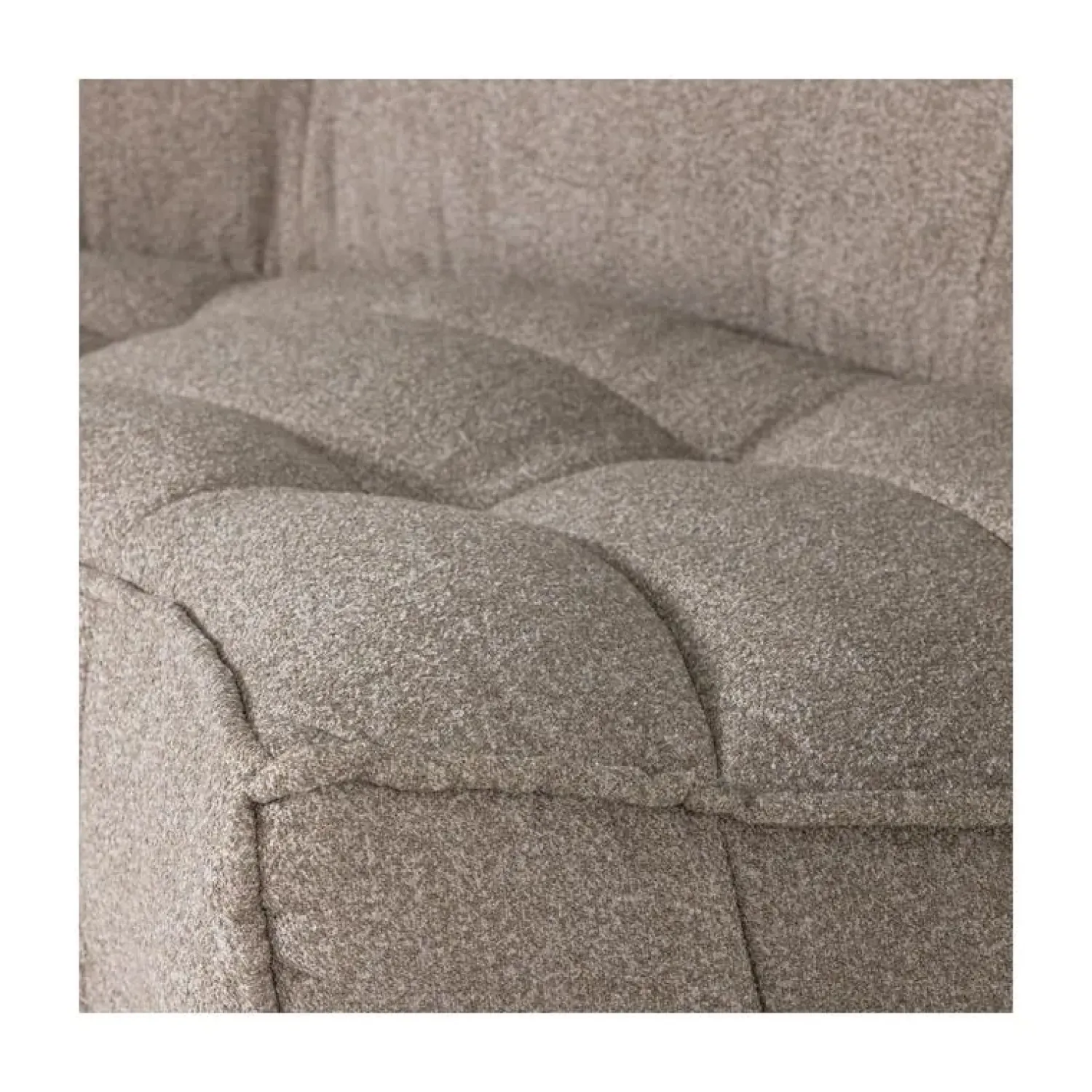 vtwonen Modulaire Banken|Cluster Hoekelement Bouclé Khaki bruin