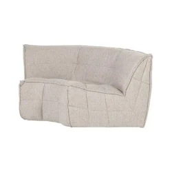vtwonen Modulaire Banken|Cluster Hoekelement Bouclé Zand beige