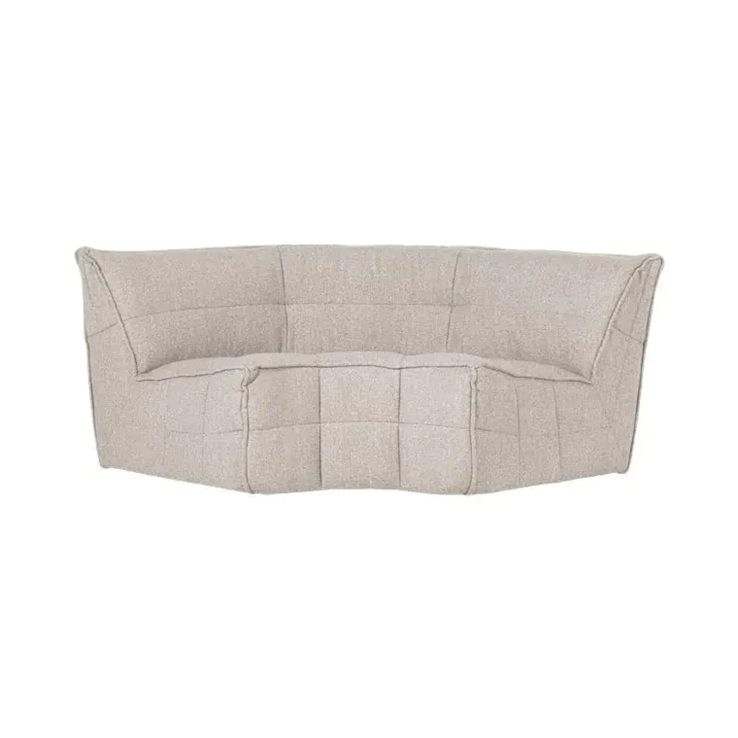 vtwonen Modulaire Banken|Cluster Hoekelement Bouclé Zand beige
