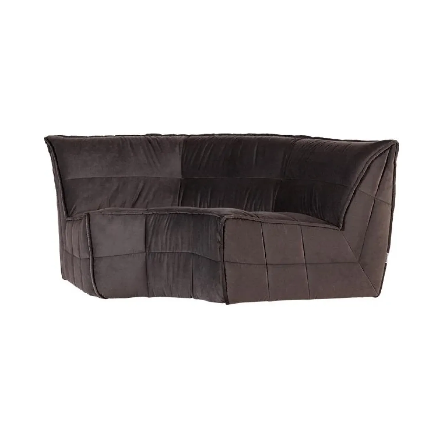 vtwonen Modulaire Banken|Cluster Hoekelement Velvet Chocolade bruin