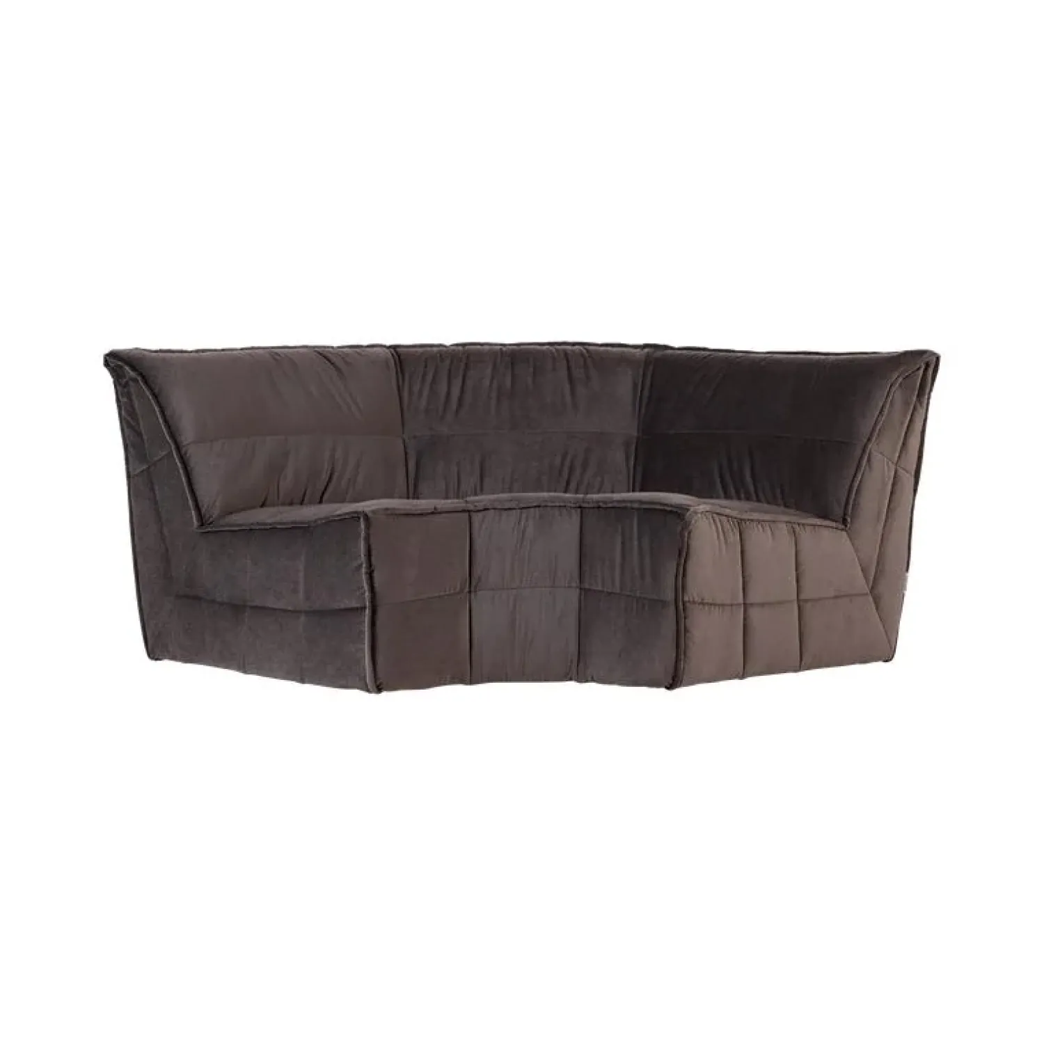 vtwonen Modulaire Banken|Cluster Hoekelement Velvet Chocolade bruin