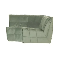 vtwonen Modulaire Banken|Cluster Hoekelement Velvet Pistache groen