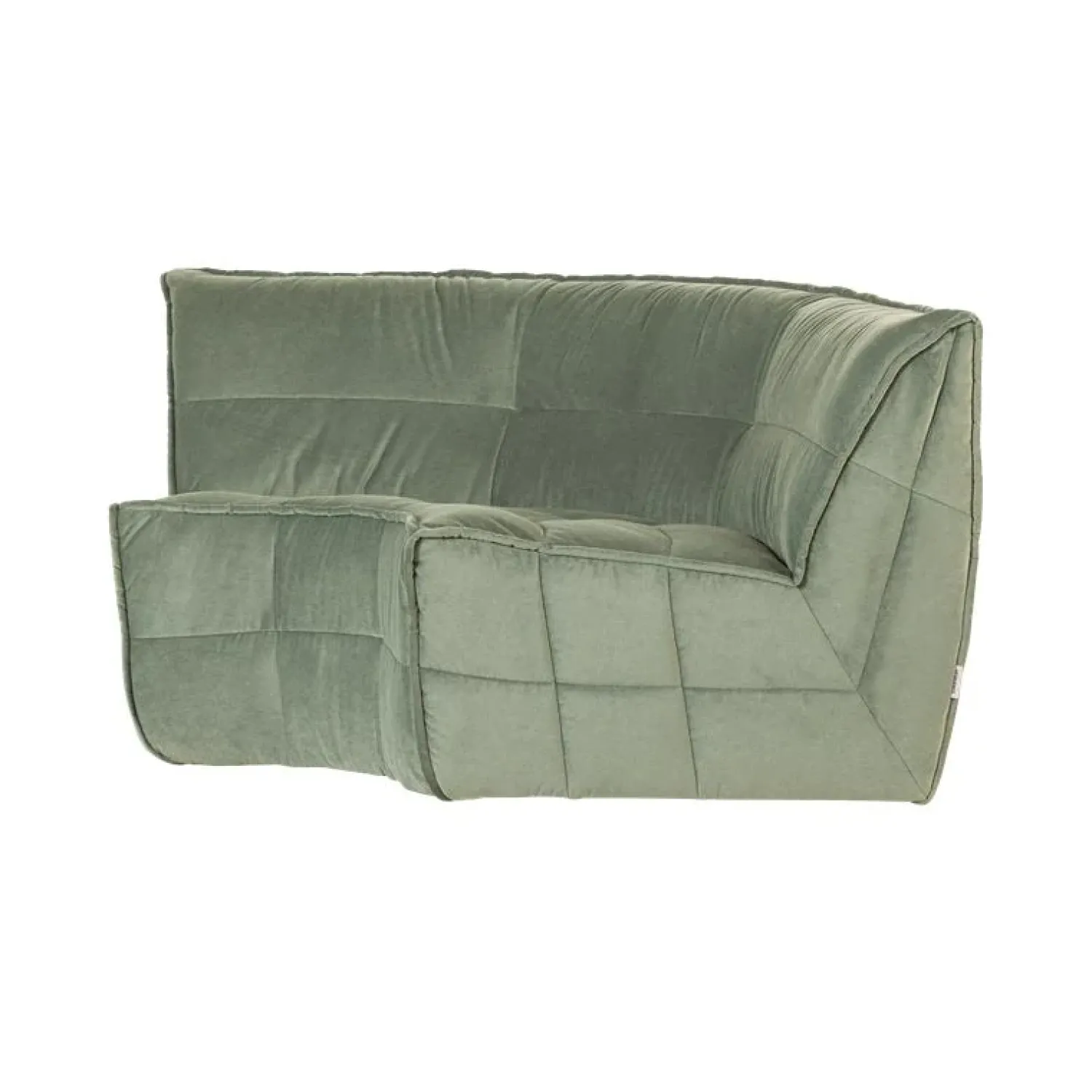vtwonen Modulaire Banken|Cluster Hoekelement Velvet Pistache groen