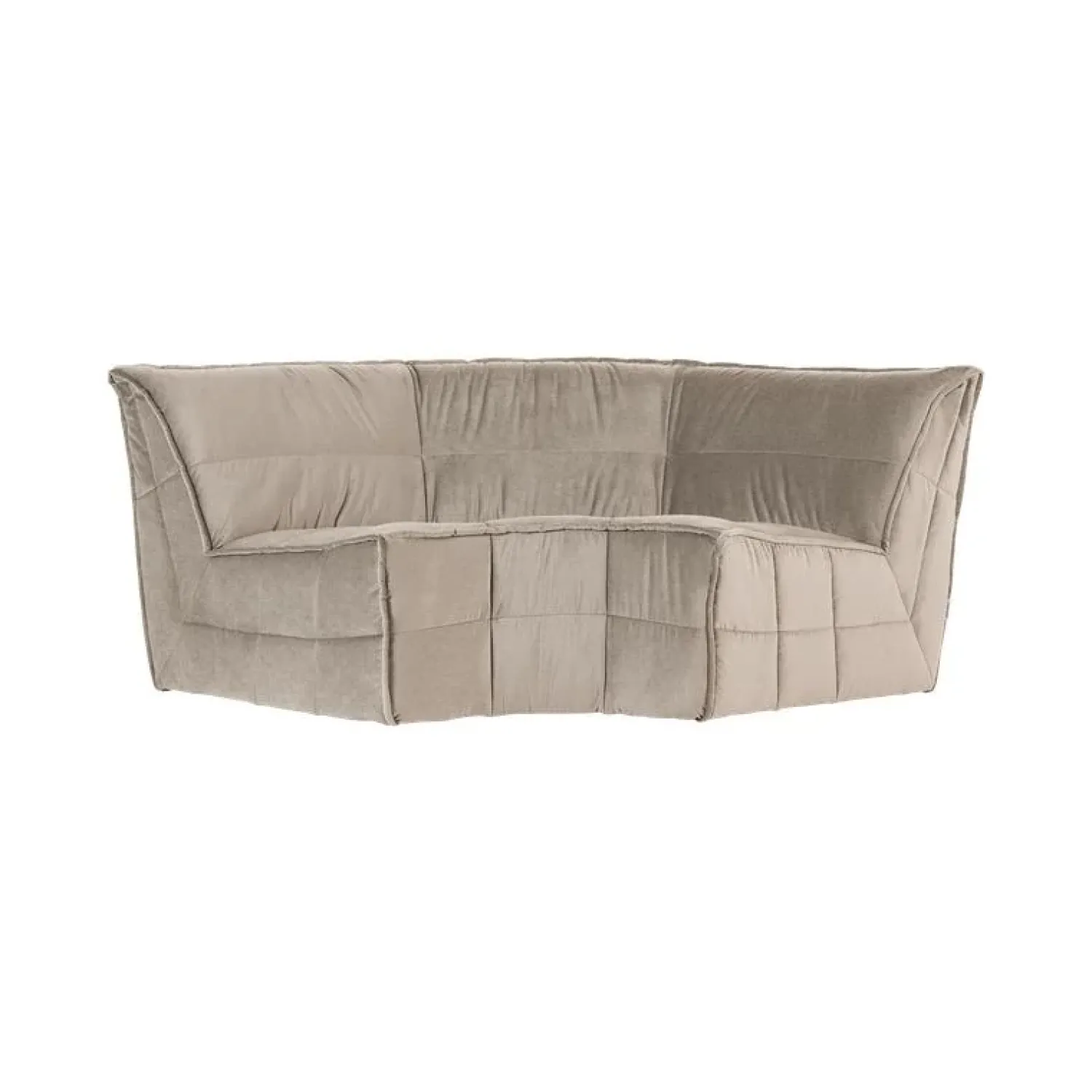 vtwonen Modulaire Banken|Cluster Hoekelement Velvet Warm taupe