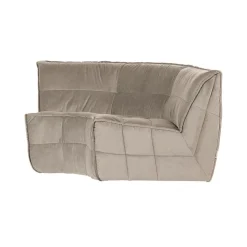 vtwonen Modulaire Banken|Cluster Hoekelement Velvet Warm taupe