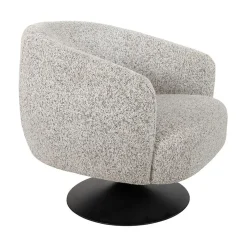 Mysons Fauteuils|Coach draaifauteuil Lichtgrijs