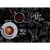 Cavetown Metalen Borden|Coffee Time Fresh Beans - metalen bord
