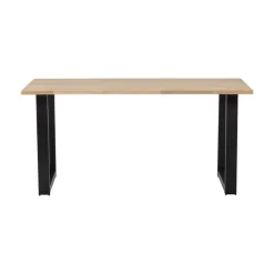 WOOOD Eettafels|Combi-tablo Eettafel eiken U-poot 180 cm