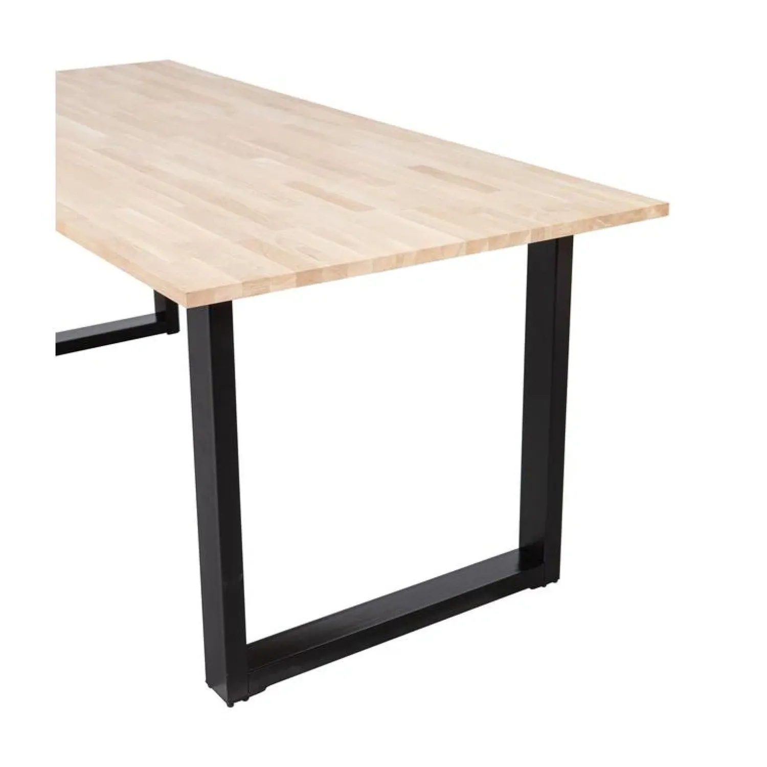 WOOOD Eettafels|Combi-tablo Eettafel eiken U-poot 200 cm