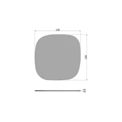 WOOOD Eettafels|Combi-tablo Eettafel organisch essen mist 3-poots 130 cm