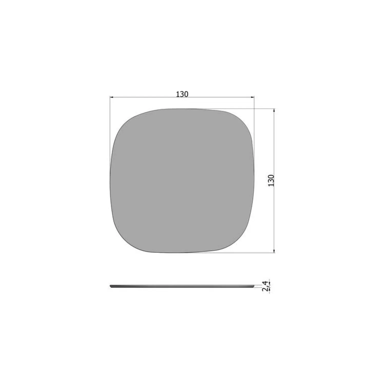WOOOD Eettafels|Combi-tablo Eettafel organisch essen mist 3-poots 130 cm
