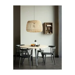 WOOOD Eettafels|Combi-tablo Eettafel rond eiken 4-poots 120 cm