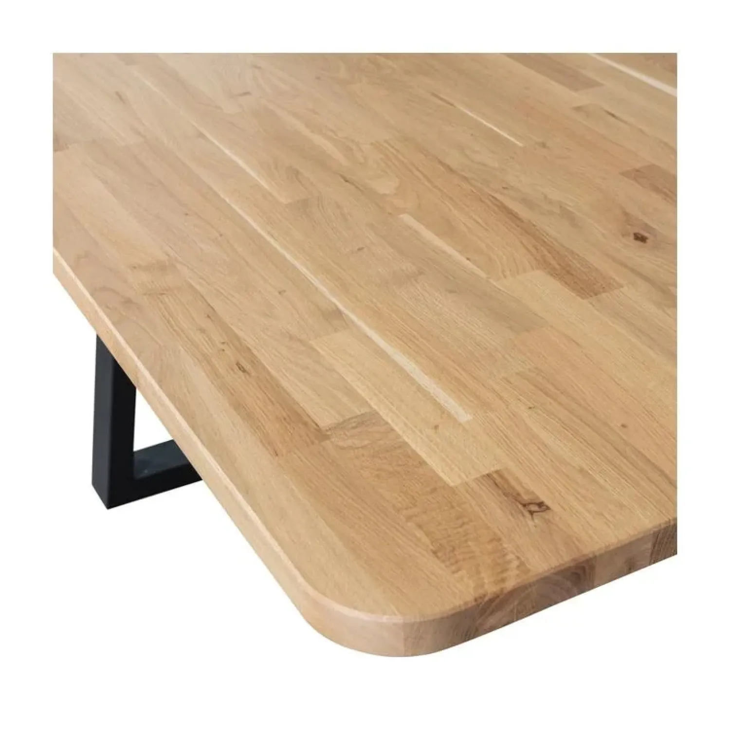 WOOOD Eettafels|Combi-tablo XL Eettafel eiken Drenthe poot 240 cm