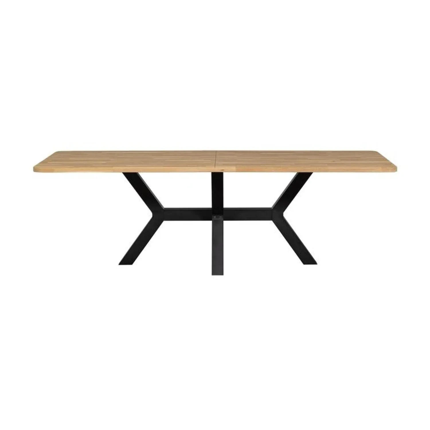 WOOOD Eettafels|Combi-tablo XL Eettafel eiken Zeeland poot 240 cm