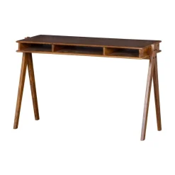 WOOOD Bureautafels|Compartment Bureau acaciahout bruin 120cm