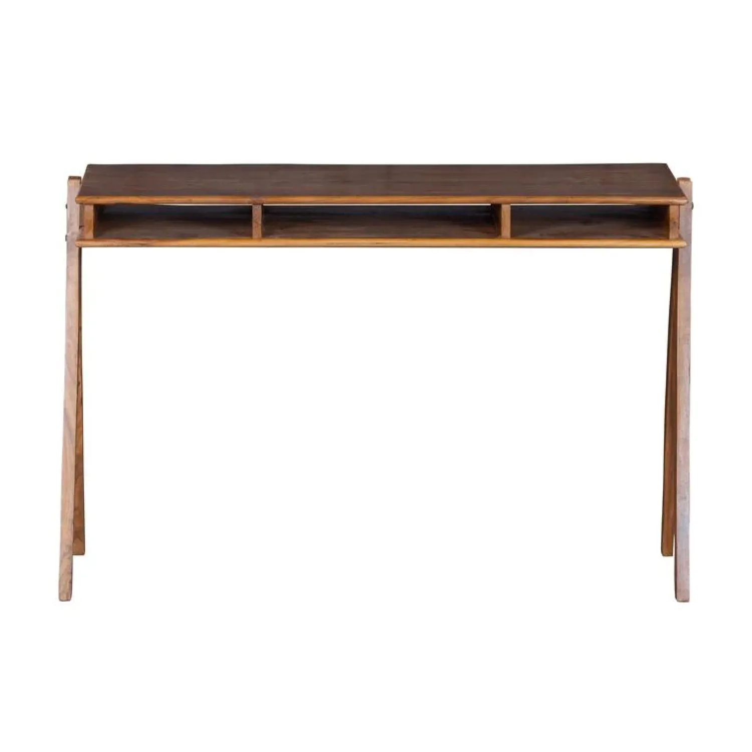 WOOOD Bureautafels|Compartment Bureau acaciahout bruin 120cm