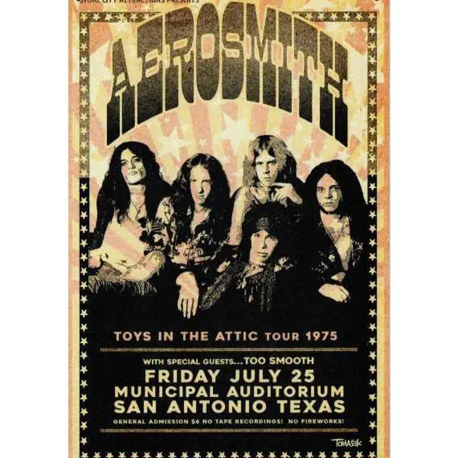 Cavetown Metalen Borden|Concertbord Aerosmith - metalen bord