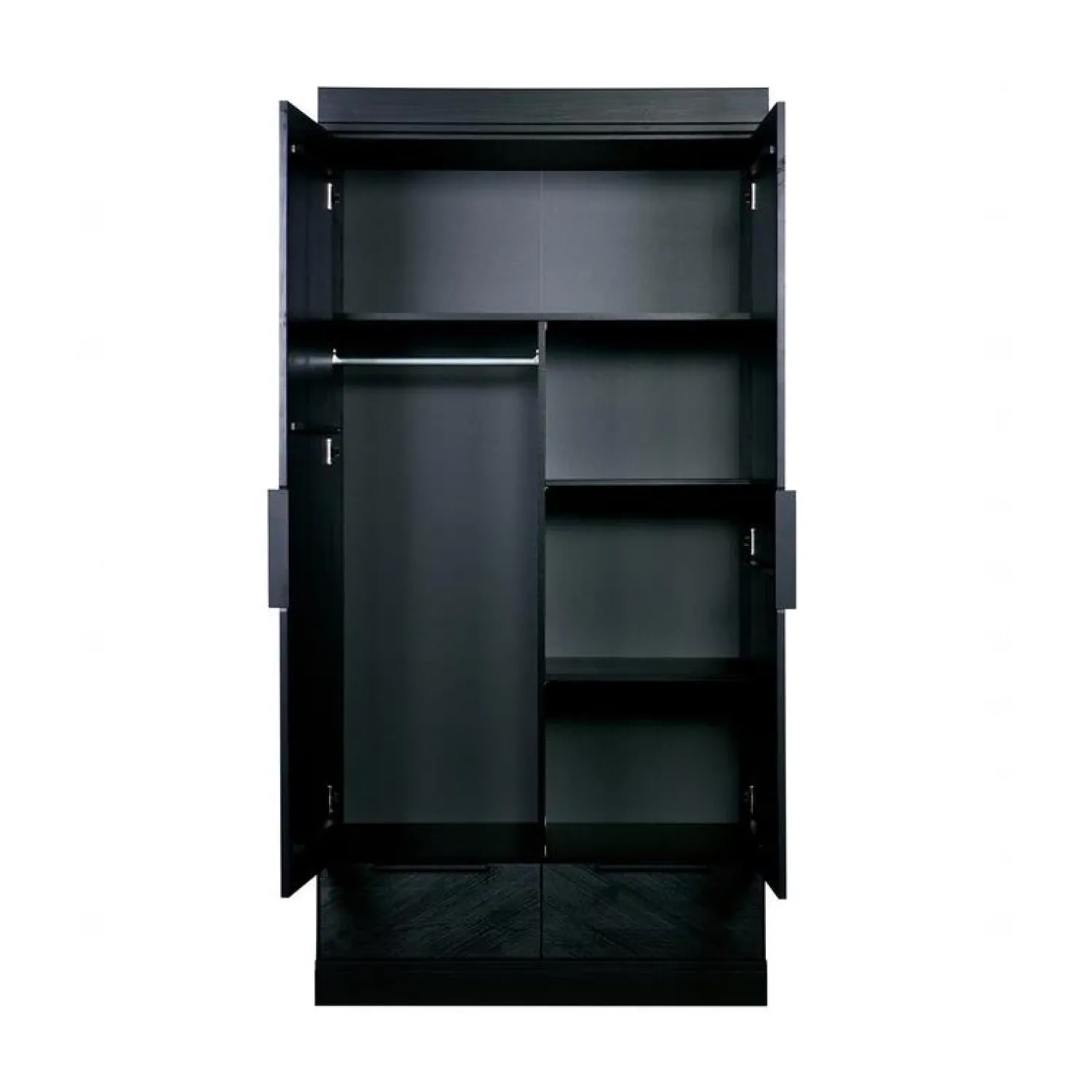 WOOOD Overig|Connect Interieurpakket voor 2-deurs kast met lade zwart