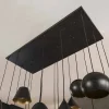 Kalfort Hanglampen|Conor 18-lichts Hanglamp XXL zwart