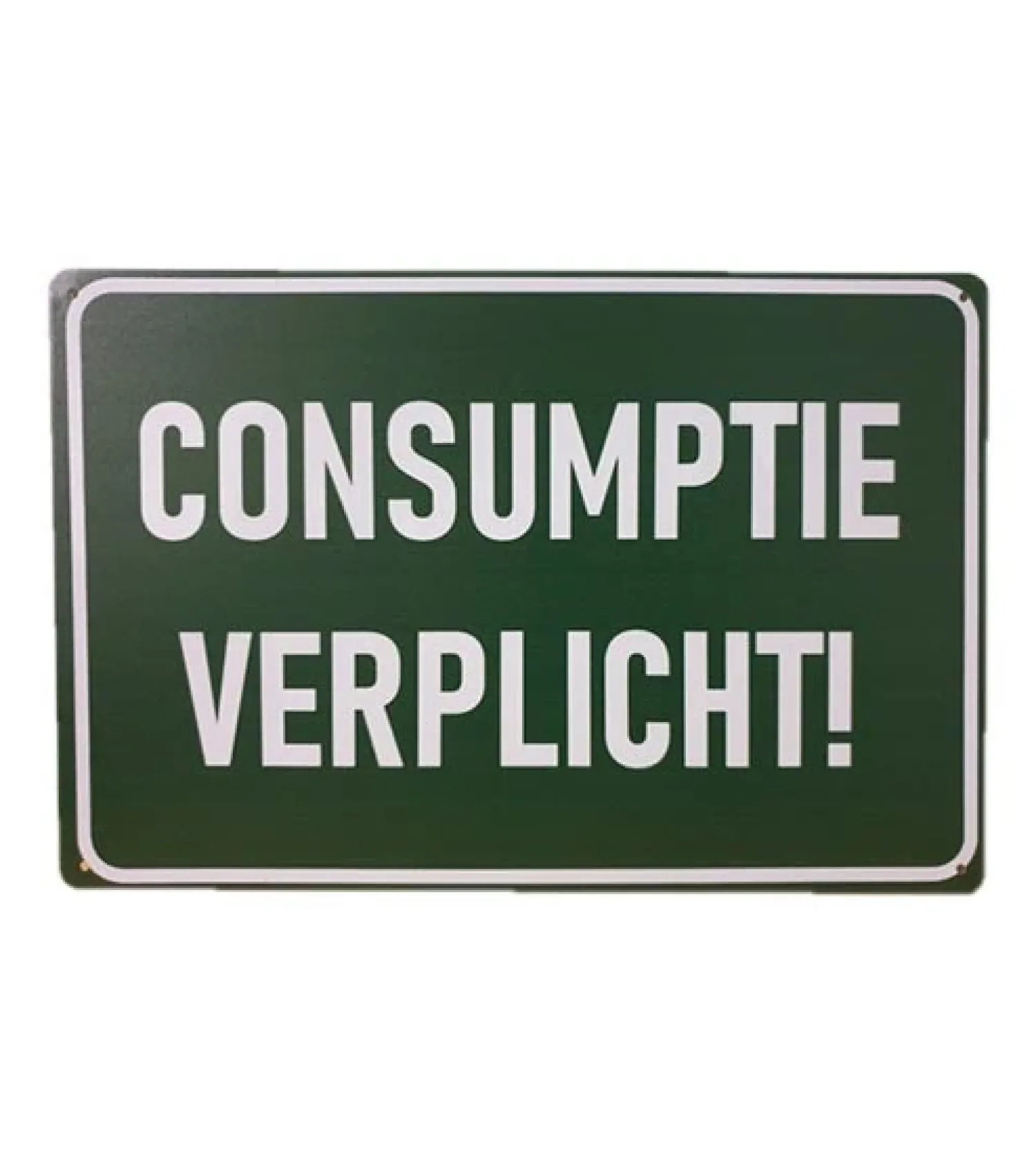 Cavetown Metalen Borden|Consumptie verplicht - metalen bord
