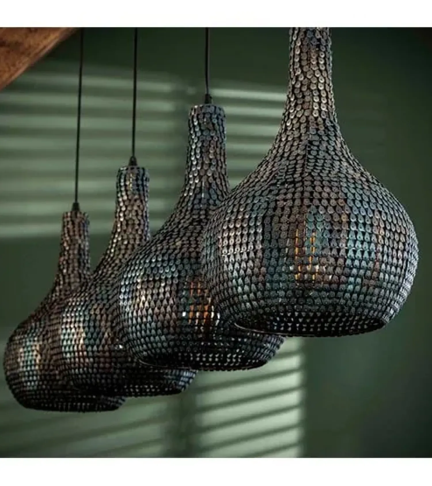 Kalfort Hanglampen|Cooper 4-lichts industriele hanglamp kegel