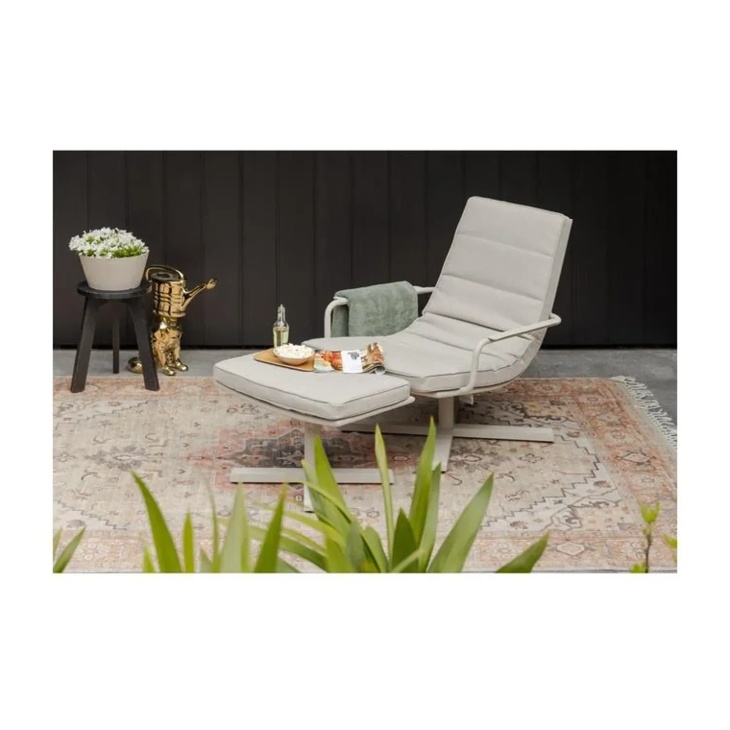 WOOOD Tuinstoelen|Coosa Tuin fauteuil aluminium zand