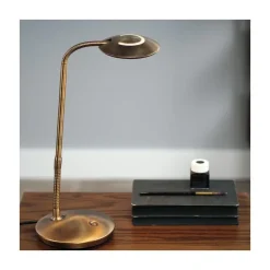 Steinmex Bureaulampen|Coraline 1-lichts Bureaulamp Brons