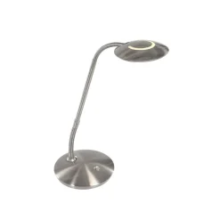 Steinmex Bureaulampen|Coraline 1-lichts Bureaulamp Staal