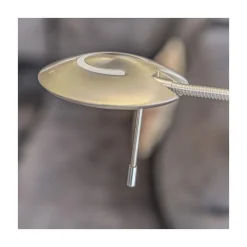 Steinmex Bureaulampen|Coraline 1-lichts Bureaulamp Staal