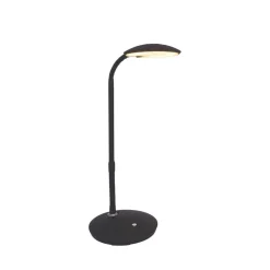 Steinmex Bureaulampen|Coraline 1-lichts Bureaulamp Zwart