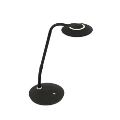 Steinmex Bureaulampen|Coraline 1-lichts Bureaulamp Zwart