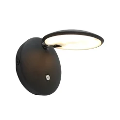 Steinmex Wandlampen|Coraline 1-lichts Wandlamp Zwart