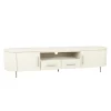 Tower living Industriele Kasten|Tv Meubels|Corbetta TV meubel wit/grijs mdf met betonlook finish 200cm
