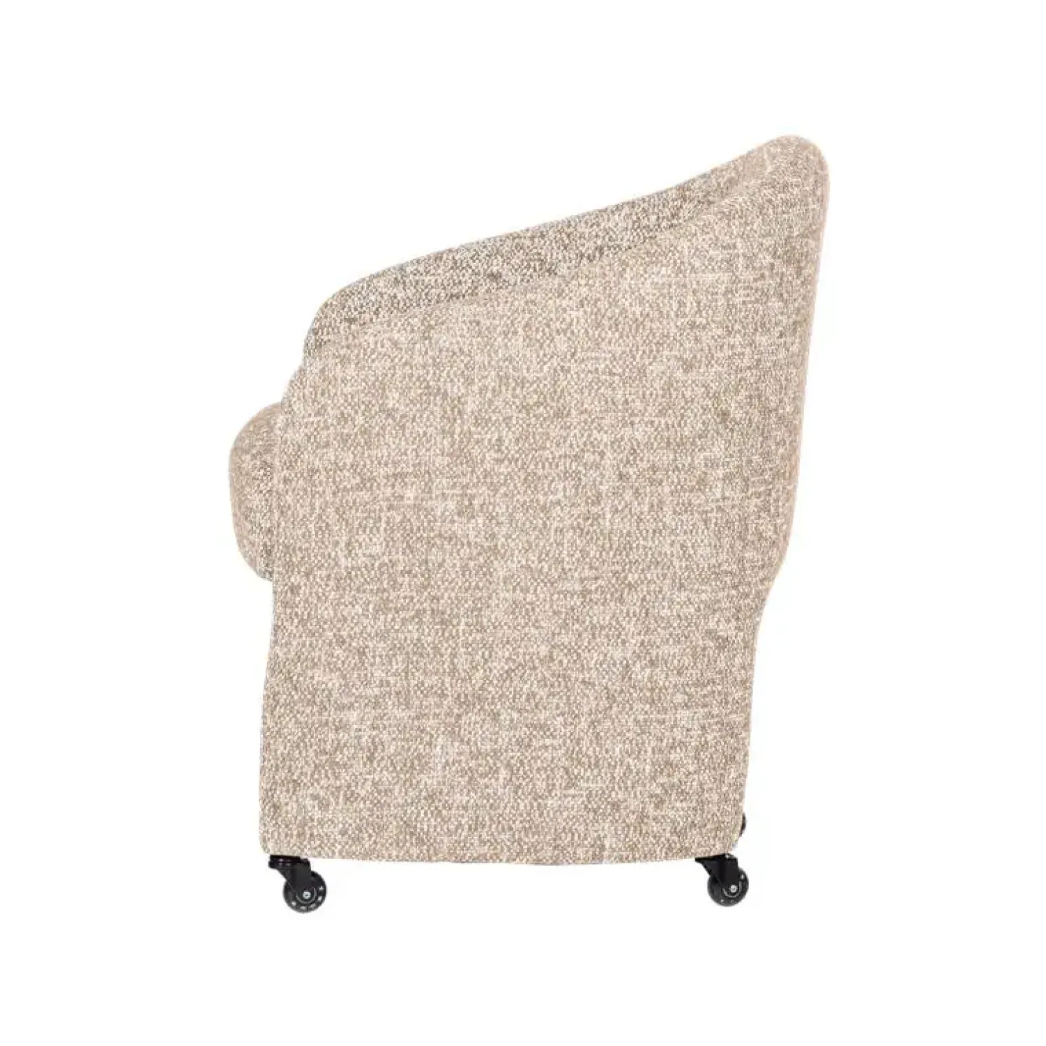 WOOOD Eetkamerstoelen|Cordo Eetkamerstoel Met wielen Naturel