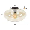Kalfort Plafondlampen|Cortana 1-lichts Plafondlamp Amber